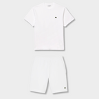 Ensemble short/t-shirt Lacoste Blanc
