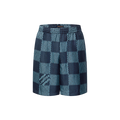 Short Damier en soie