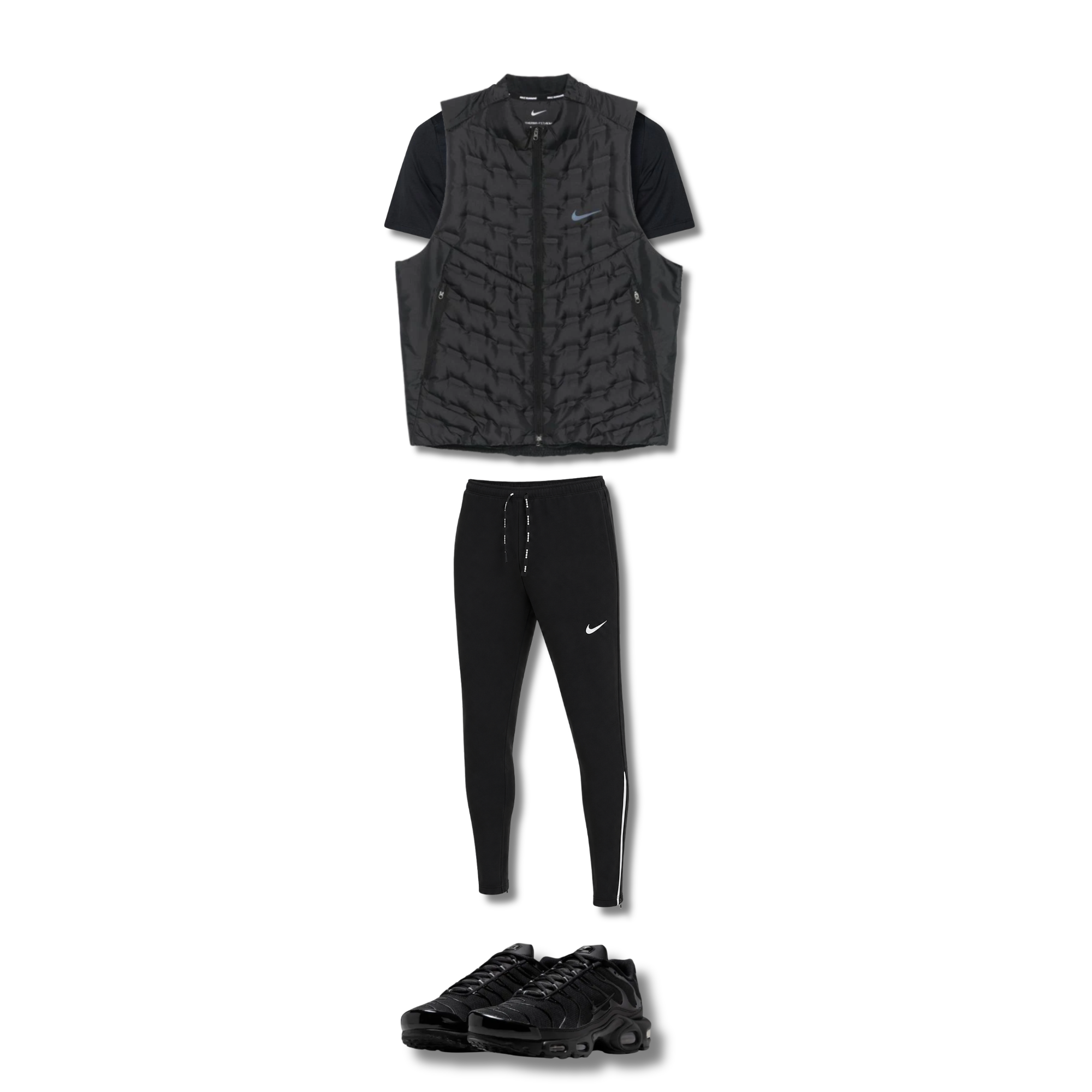 Outfit Running Noir Nike