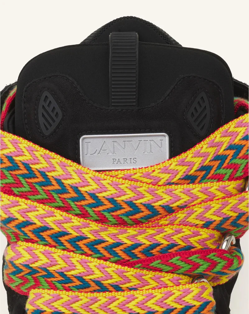 Lanvin Curb Noir Et Multicolore