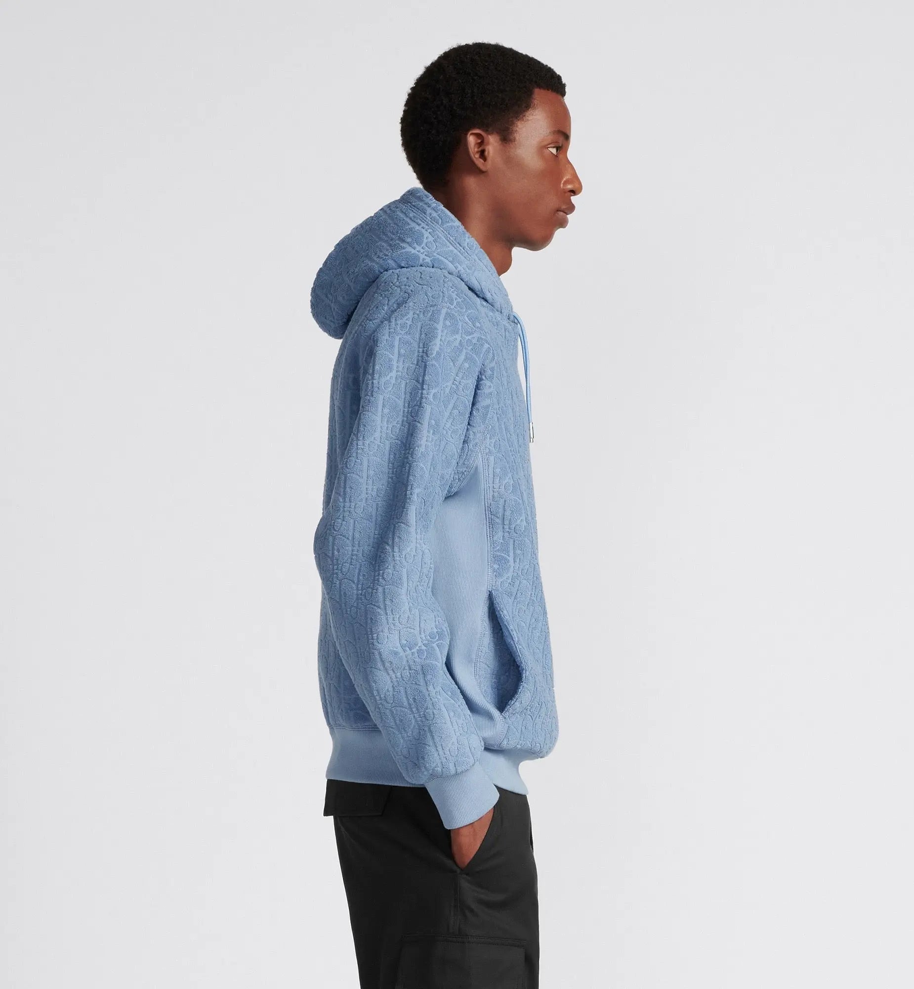 Sweatshirt à capuche CD Oblique, coupe relax
