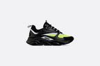 Dior B22 Noir & Jaune Fluo
