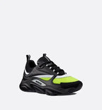 Dior B22 Noir & Jaune Fluo