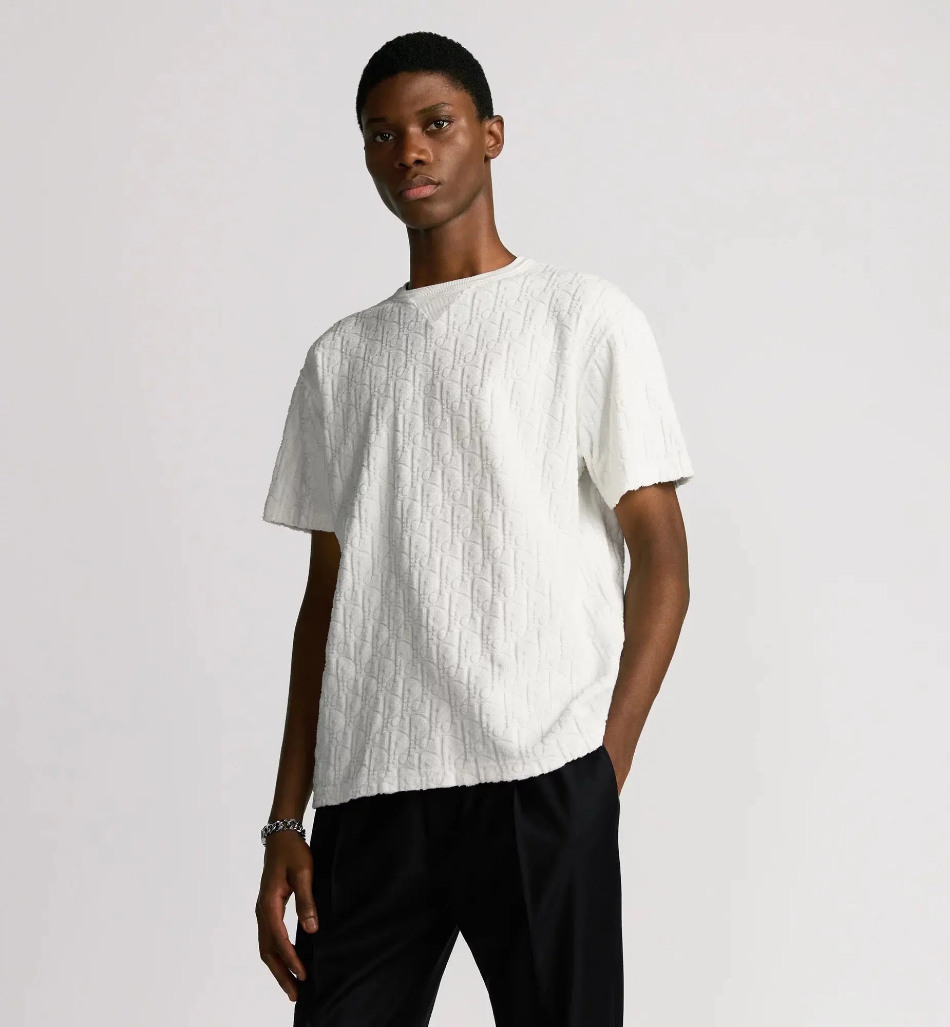 T-shirt CD Oblique, coupe relax