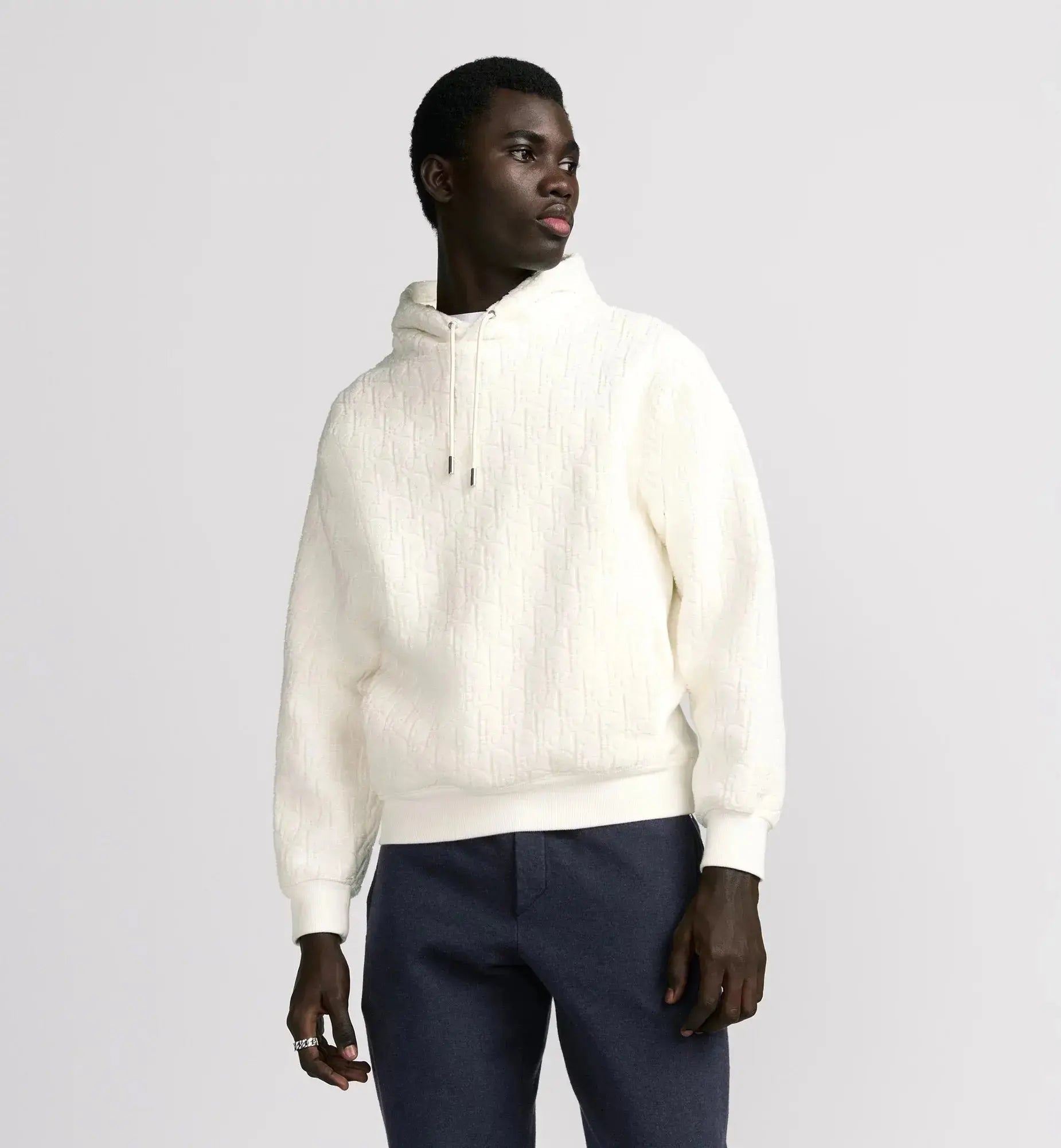 Sweatshirt à capuche CD Oblique, coupe relax