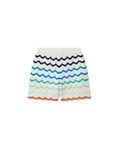 Gradient Wave Crochet Shorts