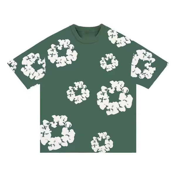 T-Shirt Denim Tears Vert