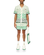 Wavy Gradient Crochet Shorts - Casablanca (2)