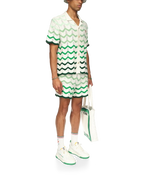 Wavy Gradient Crochet Shorts - Casablanca (2)