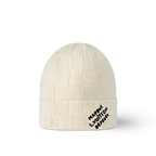 Bonnet et Écharpe Damier Snug Crème