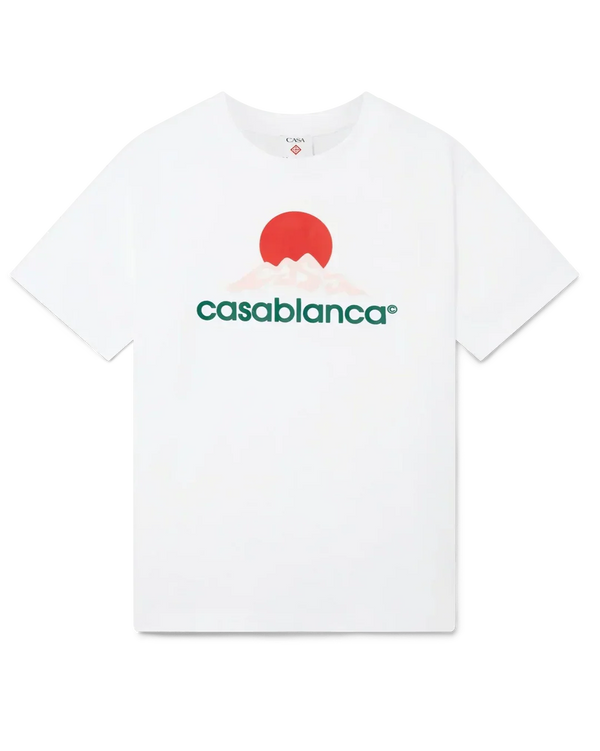 T-Shirt Casablanca Montage Blanc