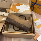 LV - Petit Cabas OnTheGo BB Maron double