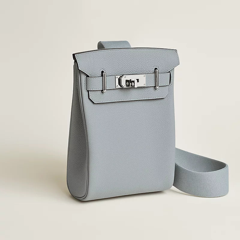 Hac a Dos PM backpack Bleu Glacier Hermes
