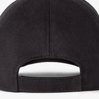 Casquette de baseball en coton noir
