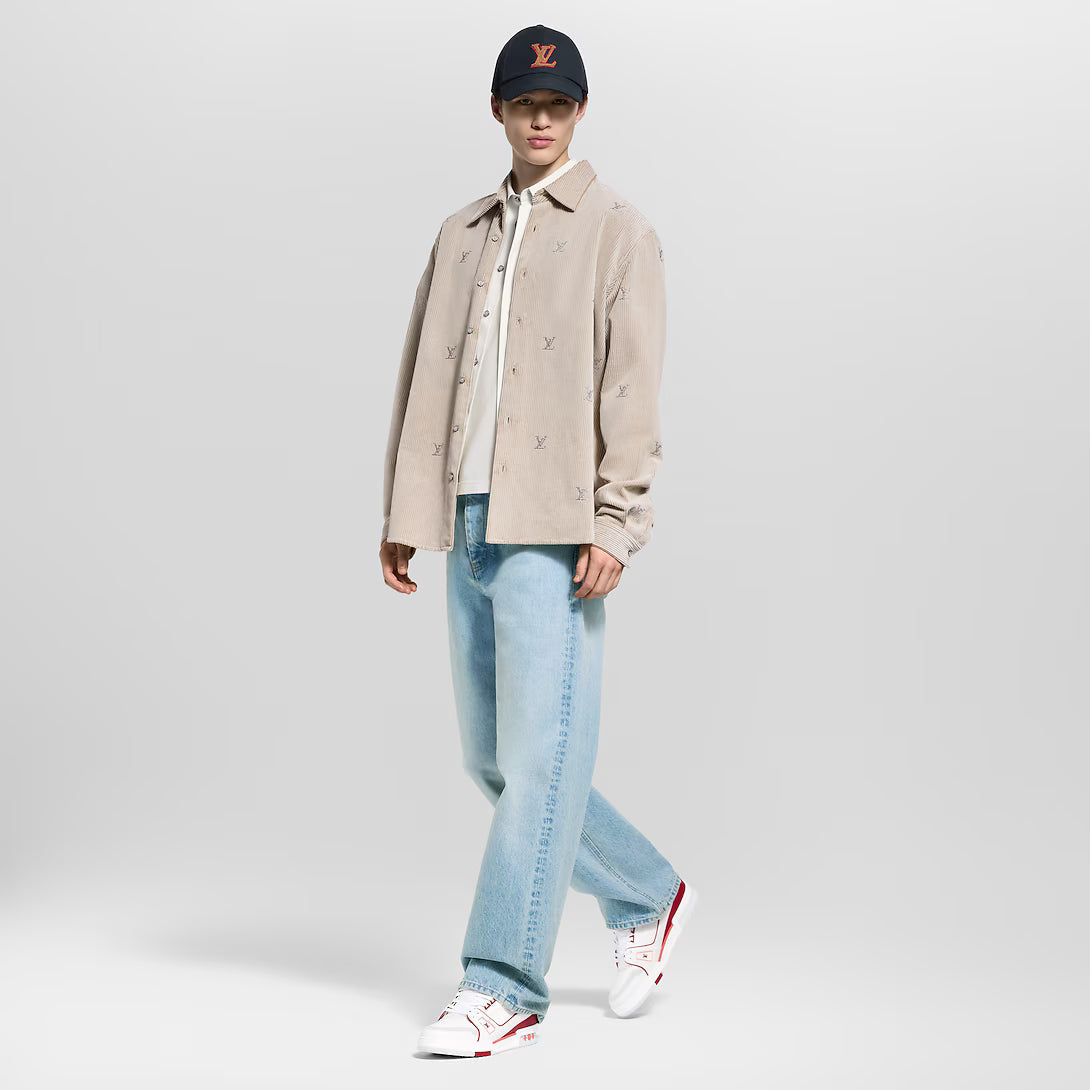 LV Trainer Rouge Et Gris
