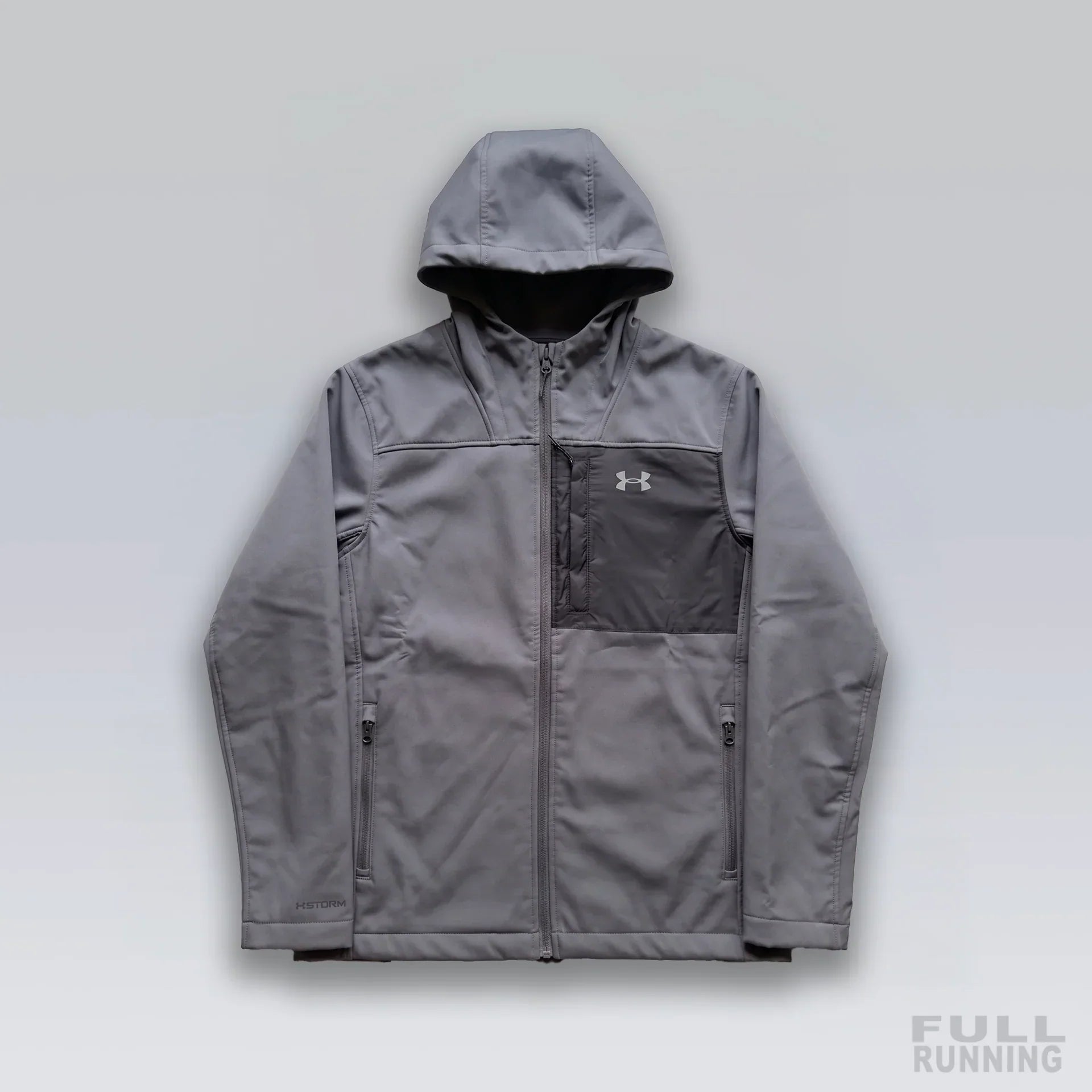 Veste Coldgear Gris avec Capuche