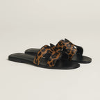 Sandales Oran Gold Et Noir