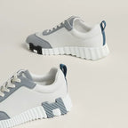 Hermès Bouncing Blanc & Bleu Galet