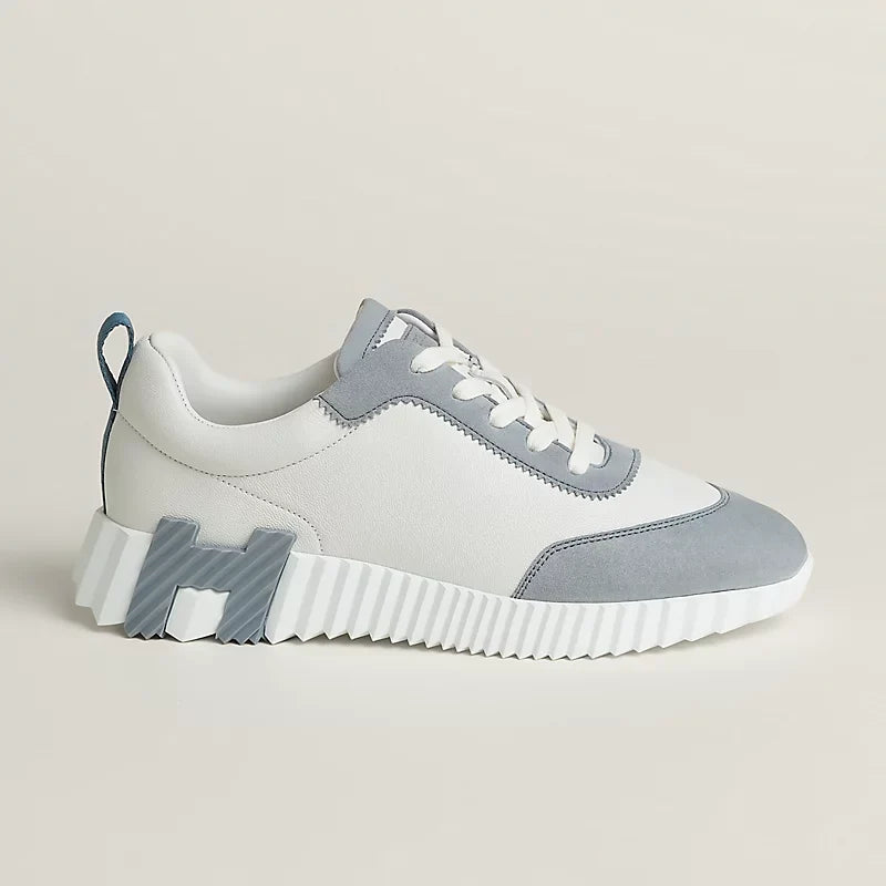 Hermès Bouncing Blanc & Bleu Galet
