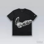 T-shirt de Running Division Squelette "MILER" Noir